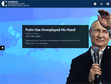 Tablet Screenshot of carnegieendowment.org